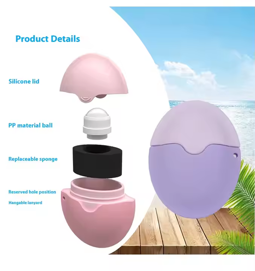 Refillable Silicone Sunscreen Applicator + Bonus Sponge: Effortless & Precise