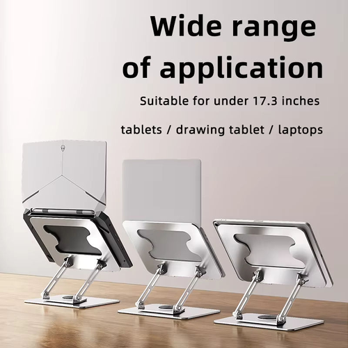 Ergonomic Laptop Stand: 360° Rotation, Height - Adjustable, Heat - Dissipating