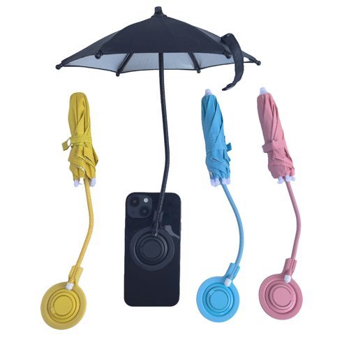 Ultra-Portable Magnetic Phone Sunshade – 360° Adjustable Glare Shield for Outdoor Use, UV Protection & Battery Saver