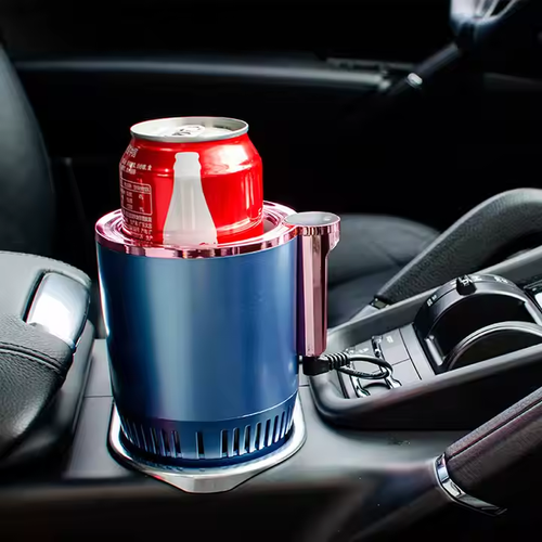 Smart Car Cup Cooler Warmer with Touch Display for Vehicles