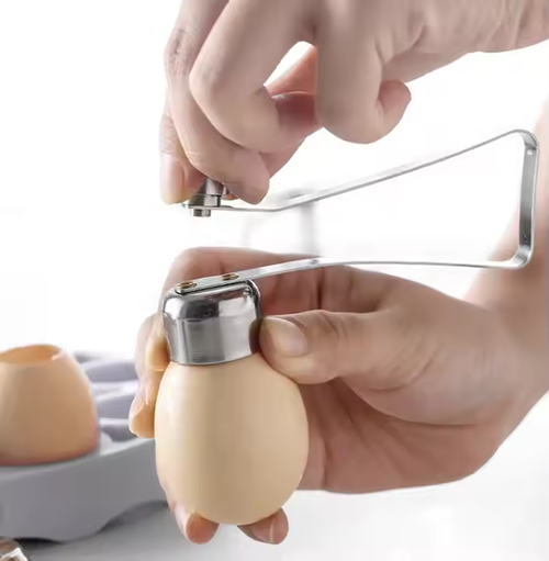 Stainless Steel Egg Opener: Perfect Cuts, Effortless Use