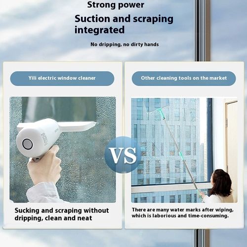 White Snail - Wireless Electric Window & Mirror Cleaner