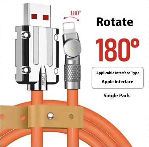120W 3 - in - 1 Rotatable Charging Cable