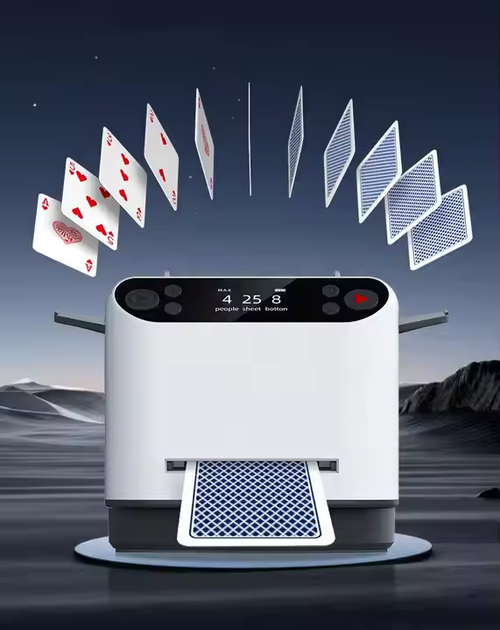 Ghana, Get the Ultimate Gaming Edge! Battery - Powered 360° Auto Card Distributor - 2 Decks, USB Charging, 8 - Player Capacity, Fits All Cards + FREE Organizer!