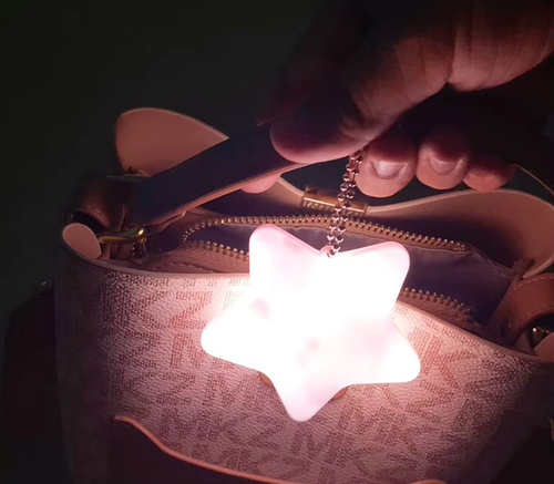 ✨ Star Glow for Your Bag—Tap to Illuminate Magic!