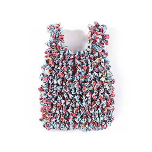 Chic Floral Print Bubble Bag: High - Elastic Storage-Buy 1 Get 1 FREE