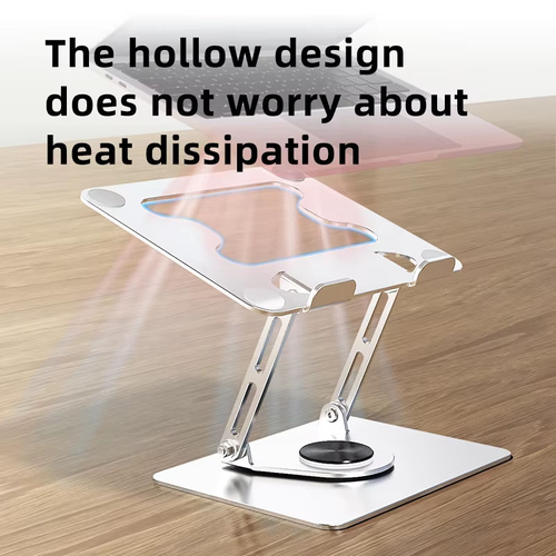 Ergonomic Laptop Stand: 360° Rotation, Height - Adjustable, Heat - Dissipating