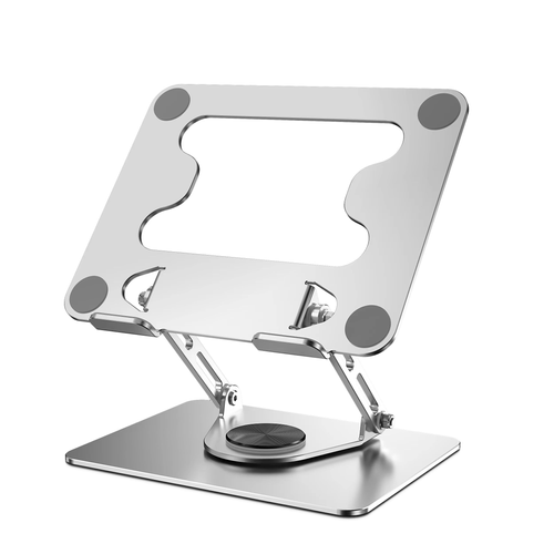 Ergonomic Laptop Stand: 360° Rotation, Height - Adjustable, Heat - Dissipating