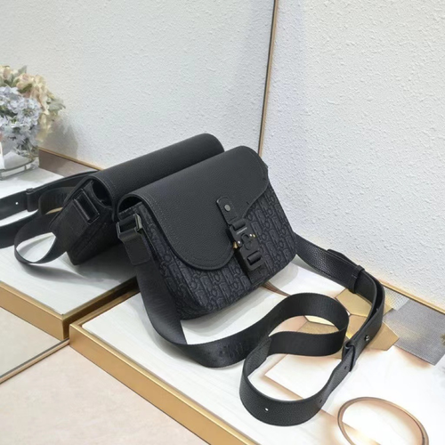 Classic Monogram Crossbody: Secure Buckle & Leather Accents