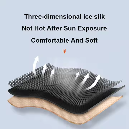 8 - Turbo Fan Car Cooling Seat Cushion: 3D Ice - Silk, 99% Vehicle Fit