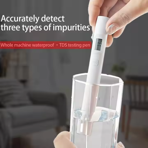 3-Second TDS Water Tester | 3-in-1 Impurity Detection | Full Waterproof | CE-Certified | Portable