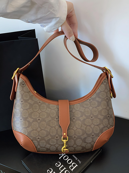 Retro-Print Crossbody Bag – Trendy Vibe, Effortless Style for the Fashion-Forward