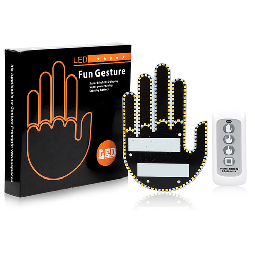 Super Bright LED Car Gesture Light - Wireless Remote, All - Weather Durability, Perfect for Every Ride!