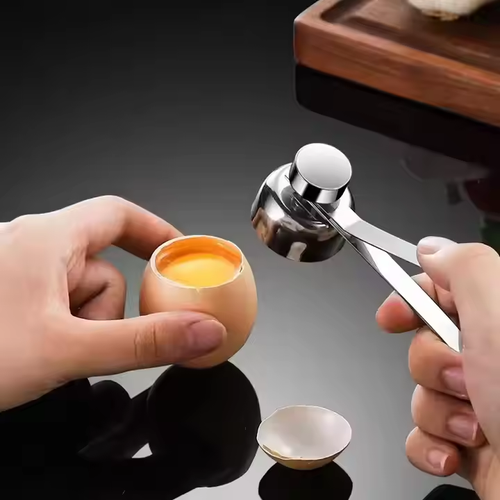 Stainless Steel Egg Opener: Perfect Cuts, Effortless Use