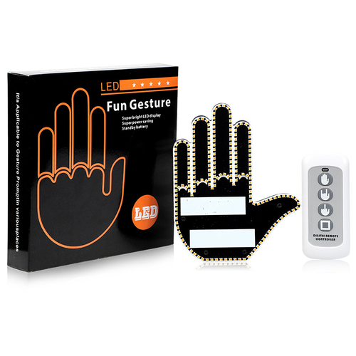 Super Bright LED Car Gesture Light - Wireless Remote, All - Weather Durability, Perfect for Every Ride!