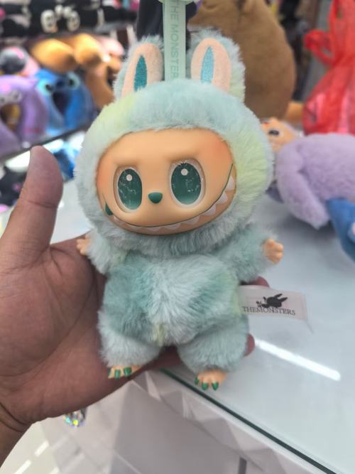 Blind Box Fluffy Monster Keychains: Collectible Cuteness