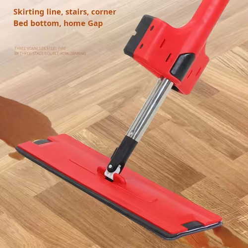 Multifunctional Flat Mop: Hands - Free Design, Flexible Head, Eco - Friendly Pads