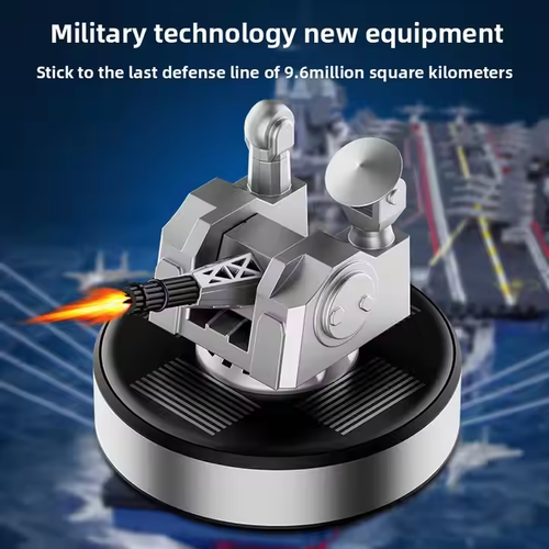 Military - Inspired Solar Rotating Car Aromatherapy: Silent & Safe Fragrance