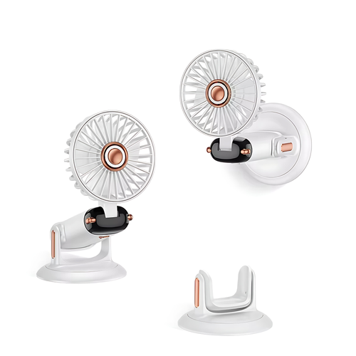 🌟2025 New Swivel Folding Handheld Fan – 4-in-1 Mode, 12H Battery, Quiet Cooling!🌬️