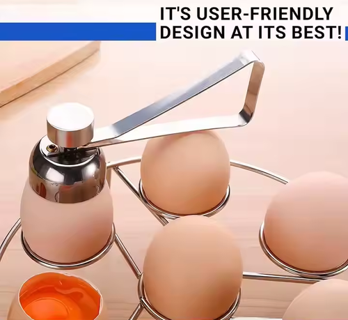 Stainless Steel Egg Opener: Perfect Cuts, Effortless Use