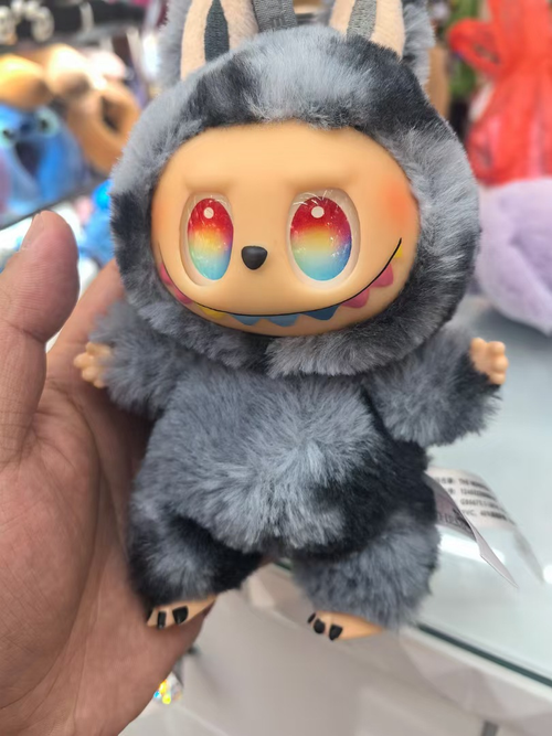 Blind Box Fluffy Monster Keychains: Collectible Cuteness