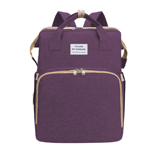 Foldable Baby Bed Mummy Bag | 2-in-1 Multifunctional Backpack, Large Capacity, Portable & Easy Setup for On-the-Go Parents