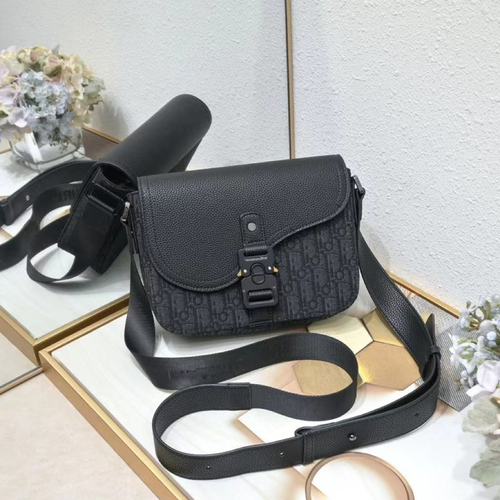 Classic Monogram Crossbody: Secure Buckle & Leather Accents