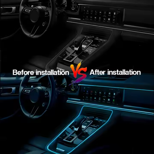 USB Car Ambient Light Strips: Colorful, Cool & Easy