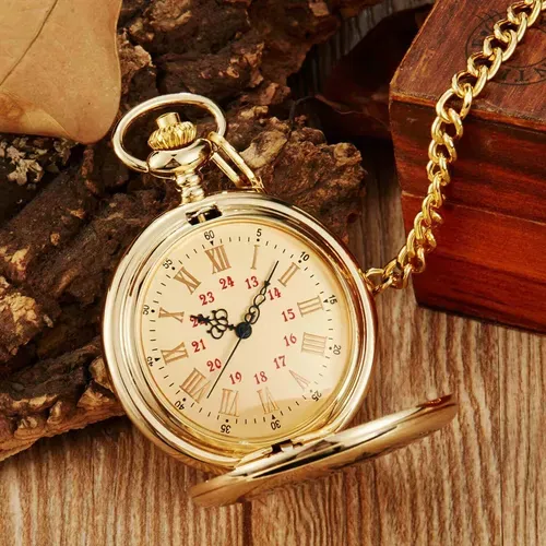 Personalized Pocket Watch for Son: Timeless Love, Engraved Forever