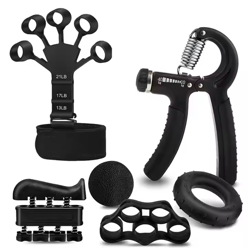 Rehabilitation 6-resistance horizontal finger exerciser grip strengthener grip wrist silicone thumb trainer grip