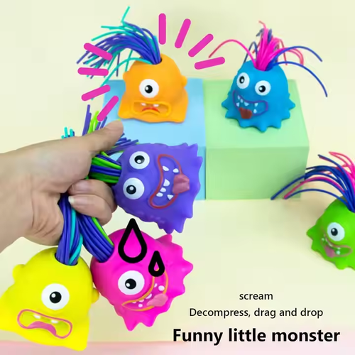 (Buy one get one free)Screaming Monster Toys Funny Hair-Pulling Toy Hair Pulling Sound