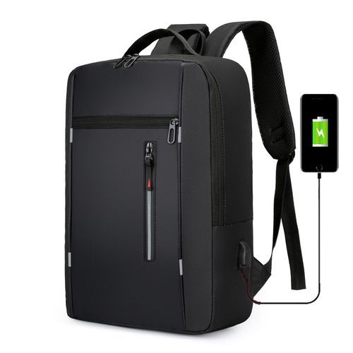 🛍️Mochila de ombro masculina multifuncional com plugue de carregamento USB, mochila empresarial, adequada para o deslocamento diário para o trabalho, com várias camadas, capacidade grande, com organização de armazenamento, camada de proteção para notebook, leve, ideal para viagens fora de casa, com design  e simples.