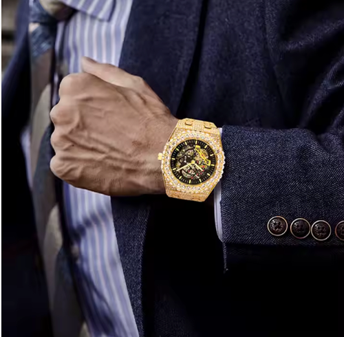 Relógio de Pulso Masculino Luxuoso