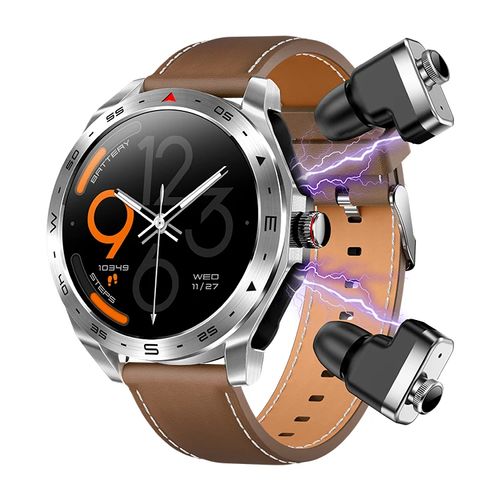 ⌚Fones de Ouvido 2 em 1 Redondos ST-5,T95 Relógio Inteligente com Fones de Ouvido Sem Fio.