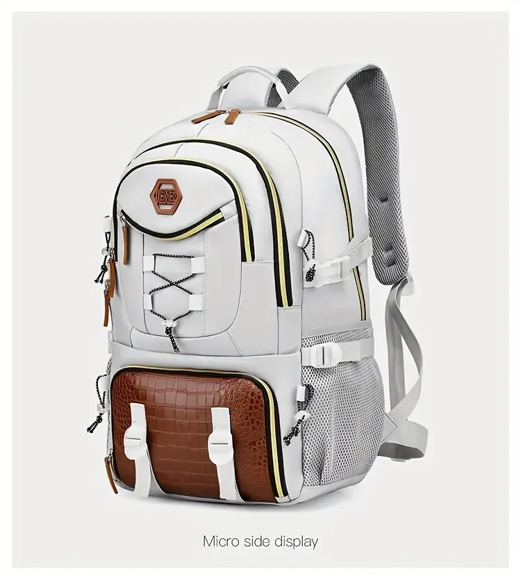 Nova mochila de moda masculina multifuncional para viagens curtas, mochila prática para negócios com vários bolsos e grande capacidade, comporta laptop, mochila casual de ombro com design simples e espaçoso, ideal para o dia a dia, viagens, escola, trabalho e deslocações. Presente perfeito para amigos e familiares em feriados ou aniversários