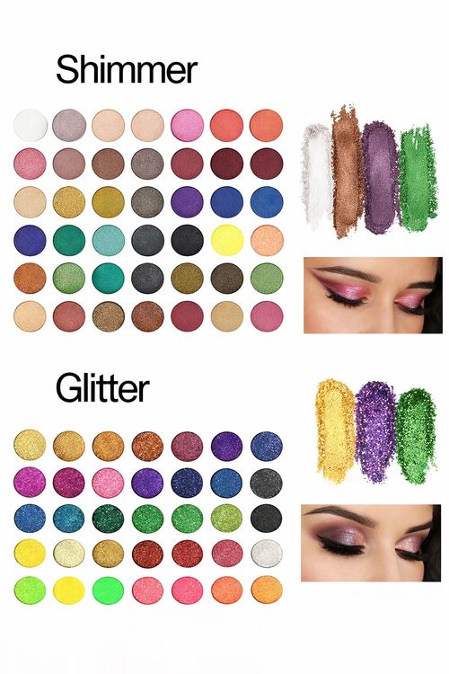 K'APEINE 15-Color Gothic Rose Eyeshadow Palette (includes contour and blush)