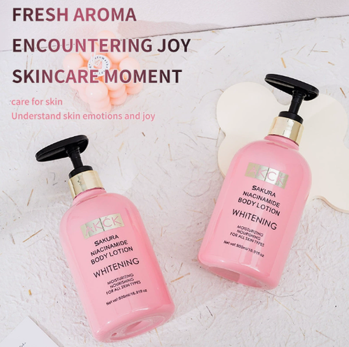 Hot Selling Sakura Super Whitening AHA Lotion Body Whitening Anti-Wrinkle Moisturizing Serum Improves Dark