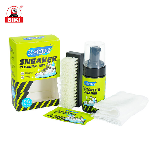Sneaker Cleaning Kit Foam Cleaner for White Sneakers Removes Yellow Stains and Grime No-Rinse Daily Cleaner