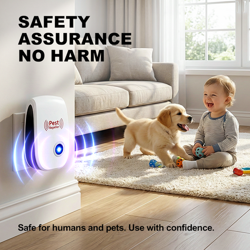 Electronic Ultrasonic Pest Repeller Anti Mosquito Bug Insect Killer BS Plug Indoor Pest Control Pest Repeller