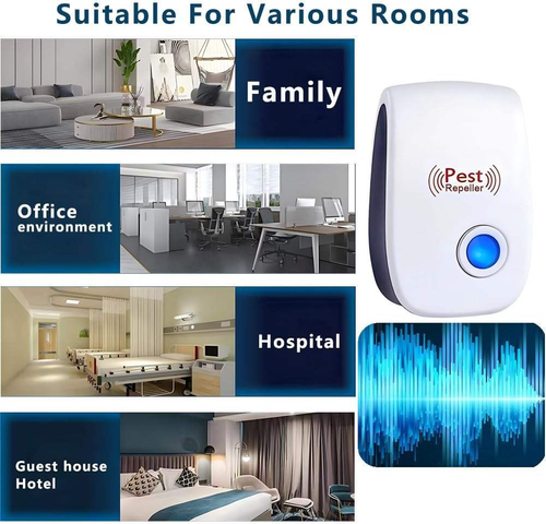 Electronic Ultrasonic Pest Repeller Anti Mosquito Bug Insect Killer BS Plug Indoor Pest Control Pest Repeller