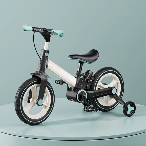 Toddler Bike With Push Handle for Kids 1-5 Years 6 in 1 Push Bike Balance Bike for Boys and Girls With Brakes & Kickstand