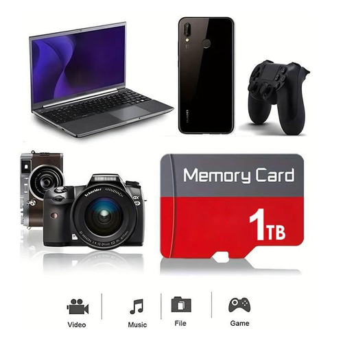 1TB High Speed Memory Card with Adapter and Blister Packing