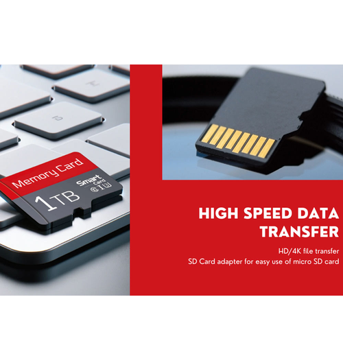 1TB High Speed Memory Card with Adapter and Blister Packing