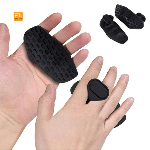 Anti-Slip Workout Grips Ergonomic Rubber Hand Protector Gloves for Weight Lifting Pull-Ups Gym Training Exercise
