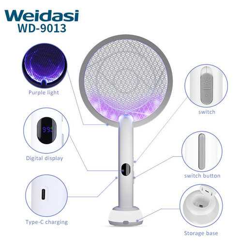 Rechargeable USB Mosquito Fly Zapper Insect Control for Mosquitoes Ants Beetles Animal for Bedroom