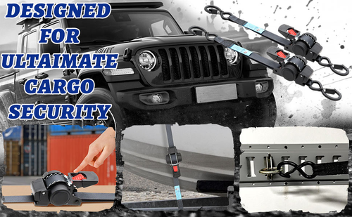 Automatic Retractable Ratchet Tie-down Strap Car Tie-down Straps, Motorcycle Luggage Securing Straps, Cargo Tie-down Straps.