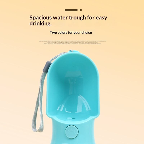 Portable Dog Drinking Water Bottle with Food Container Outdoor Puppy Pet Travel Walking Hiking Dog Water Bottle for Dogs