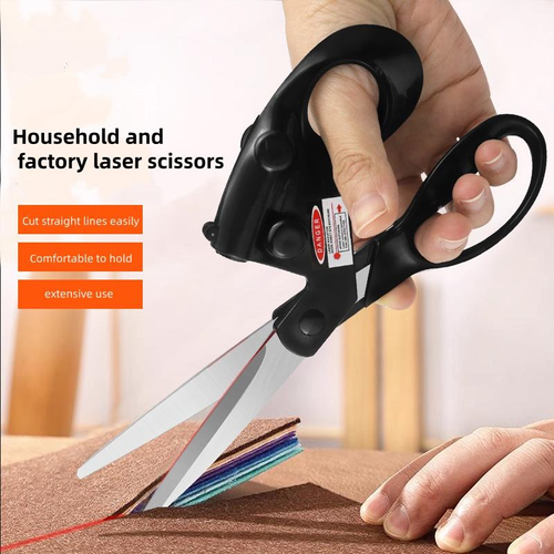 Household Handicraft Factory Laser Infrared Scissors, Multi-purpose Laser Positioning, Manual Cutting