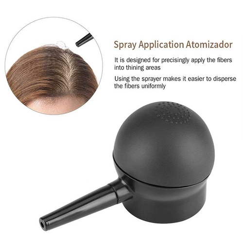 Hair Fiber Kit with Fiber Hold Spray - Instantly Cover Thinning Hair & Bald Spots with Natural Finish - Haircare Easy To Apply Keratin Protein Hairline Shaping Powder Volumizing
