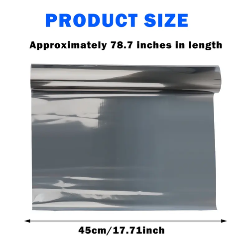 Window Privacy Film, Static Cling Removable Window Tint, Sun and UV Blocker for Glass Doors, Reflective Mirror Privacy Film